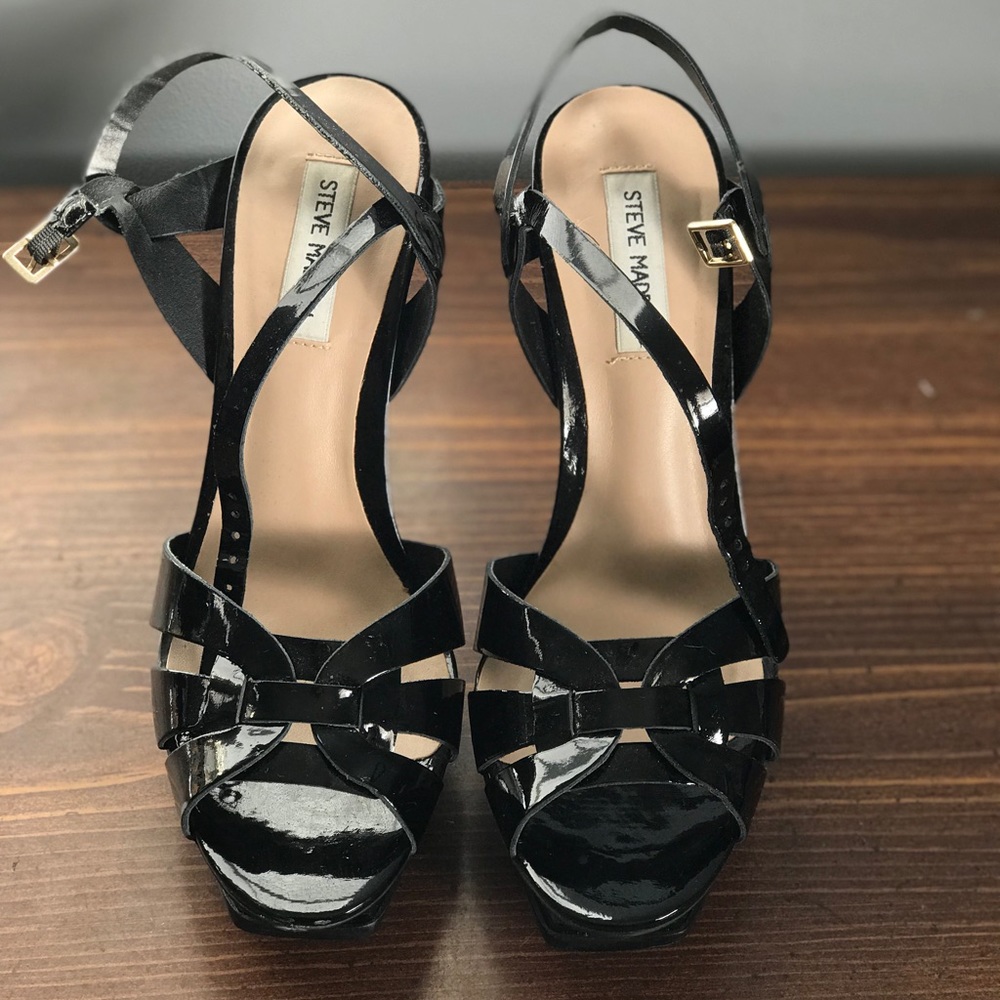 Black Steve Madden platform
